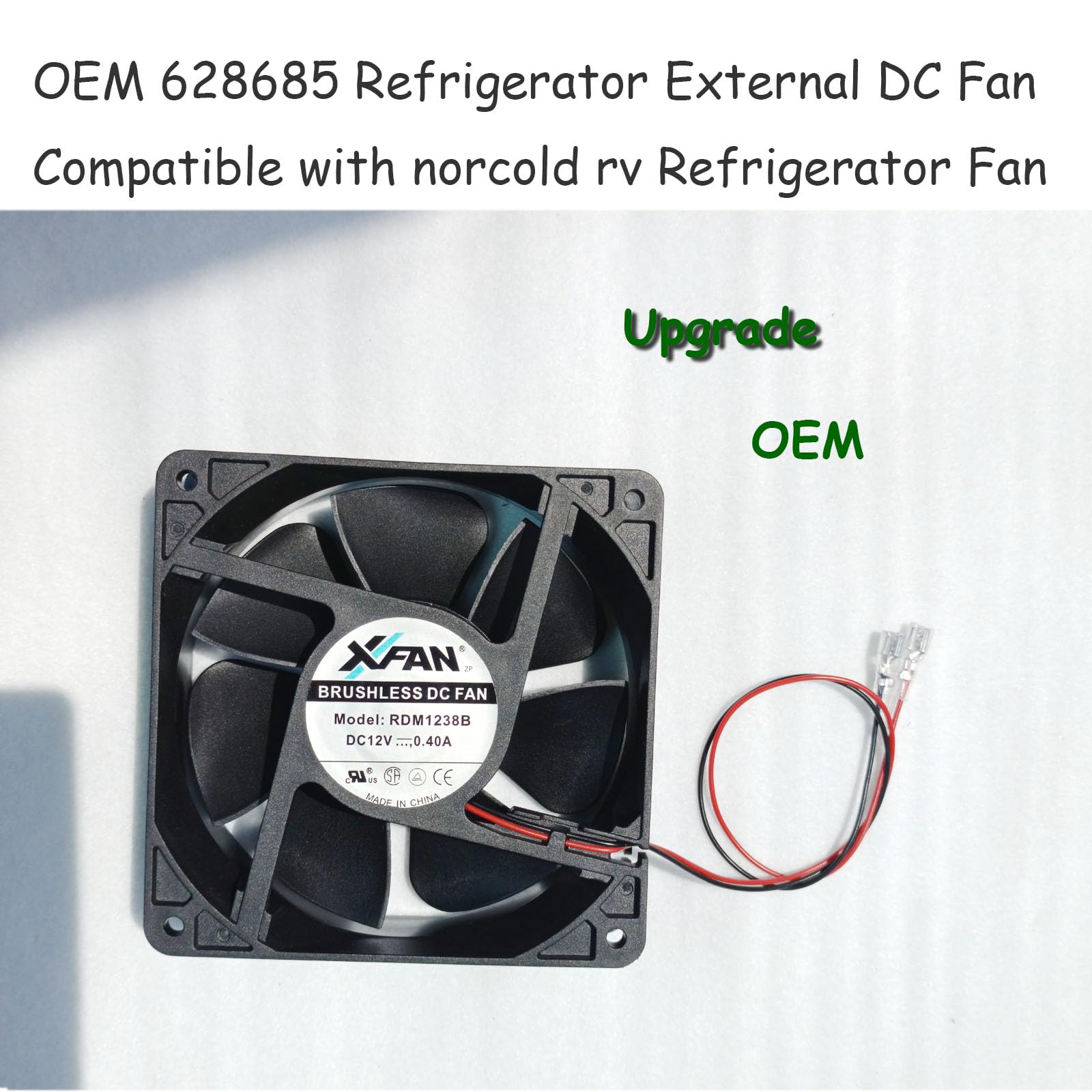 Amazon.com: Upgrade 628685 Refrigerator External DC Fan Compatible